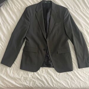 Zara Men's Olive Suit and Pants 38R